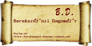 Berekszászi Dagomér névjegykártya